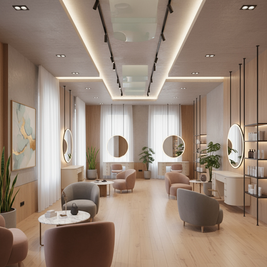 Moderner Beauty-Salon Innenraum
